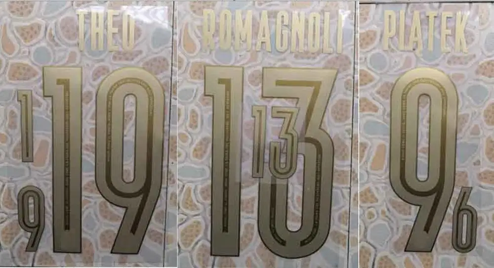 2020 120 летие специальное издание Тео ромагноли PIATEK nameset патч значок|Заплатки| |
