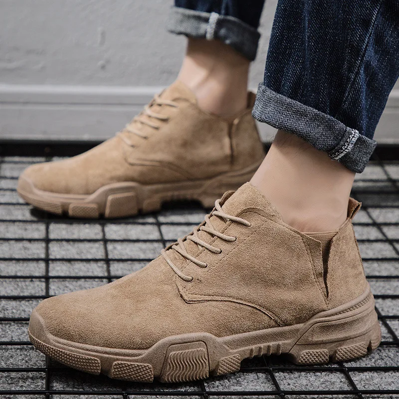 Casual Suede Leather Sneakers for Men Outdoors Breathable Male Footwear Slip-On Walking Shoes Loafers Shoes Winter Leather Boots
Casual Suede Leather Sneakers for Men Outdoors Breathable Male Footwear Slip-On Walking Shoes Loafers Shoes Winter Leather Boots