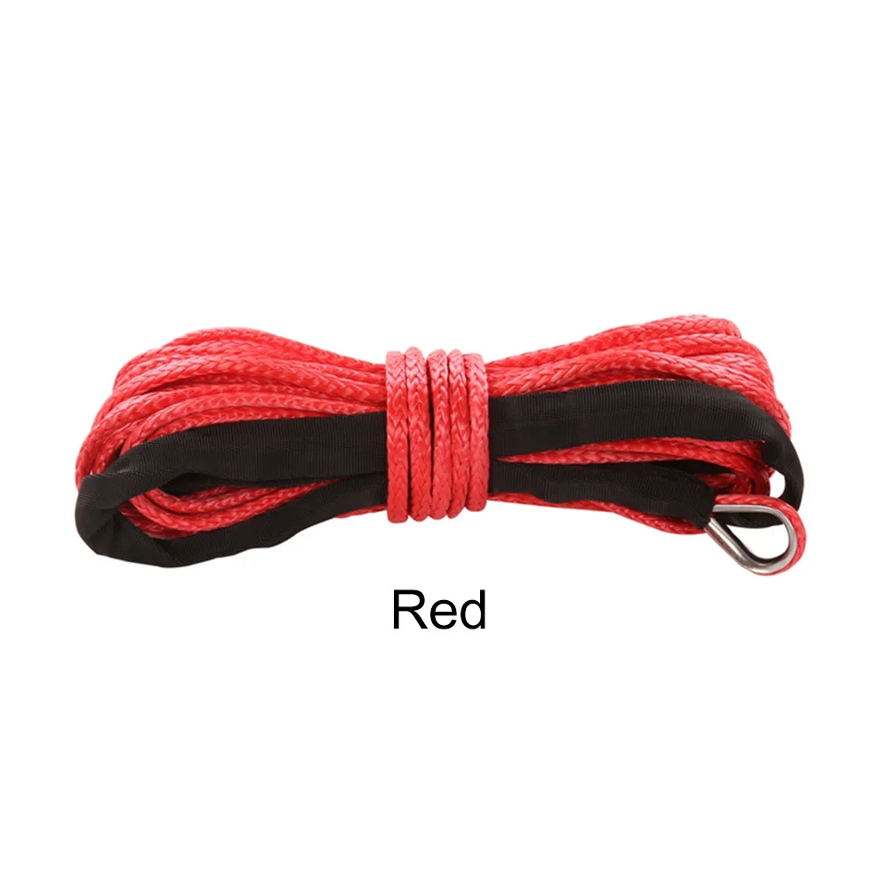 Winch Rope String Line Cable with Sheath Gray Synthetic Towing Rope 15m 7700LBs Car Wash Maintenance String for UTV ATV Off-Road
Winch Rope String Line Cable with Sheath Gray Synthetic Towing Rope 15m 7700LBs Car Wash Maintenance String for UTV ATV Off-Road
