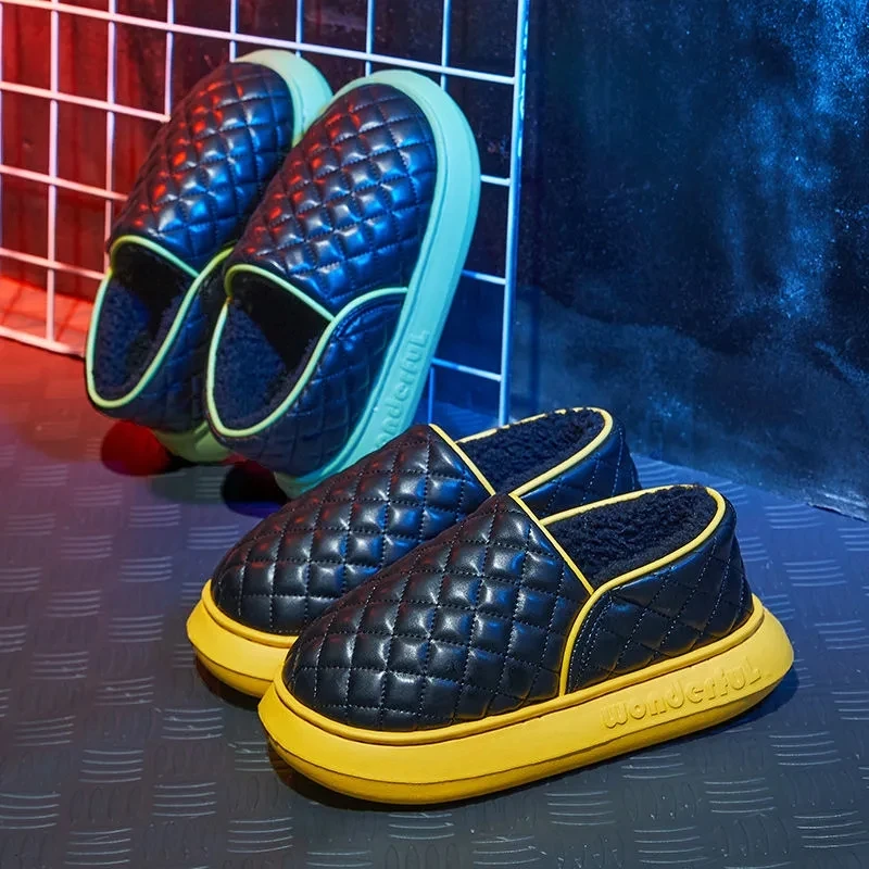 Design Luxury Women Slippers Fashion Platform Mens Indoor Outdoor Slippers Winter Warm plush Home non-slip waterproof woman shoe
Design Luxury Women Slippers Fashion Platform Mens Indoor Outdoor Slippers Winter Warm plush Home non-slip waterproof woman shoe
