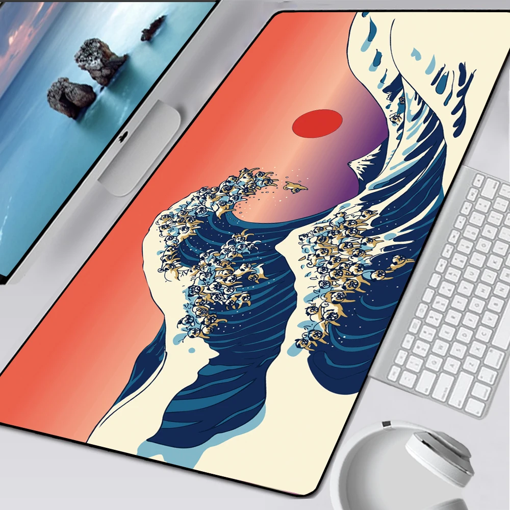 XXL Great Wave Off Mouse Pad Art Large Overlock Edge Mat Rubber Speed PC Computer Gaming Mousepad Waterproof Desk Keyboard Mat
XXL Great Wave Off Mouse Pad Art Large Overlock Edge Mat Rubber Speed PC Computer Gaming Mousepad Waterproof Desk Keyboard Mat
