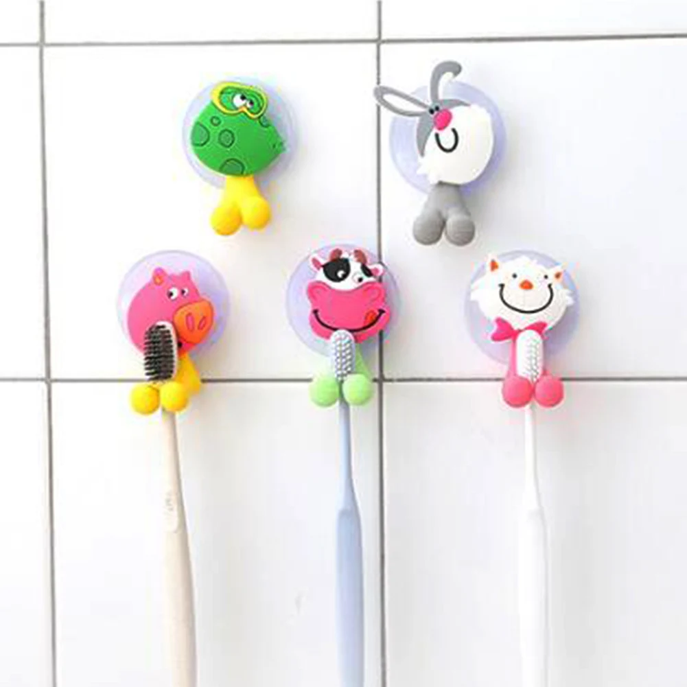 Cute Animal Silicone Toothbrush Holder PVC Suction Cup Home Set Wall Bathroom Hanger Suction Durable Home Bathroom Accessories
Cute Animal Silicone Toothbrush Holder PVC Suction Cup Home Set Wall Bathroom Hanger Suction Durable Home Bathroom Accessories