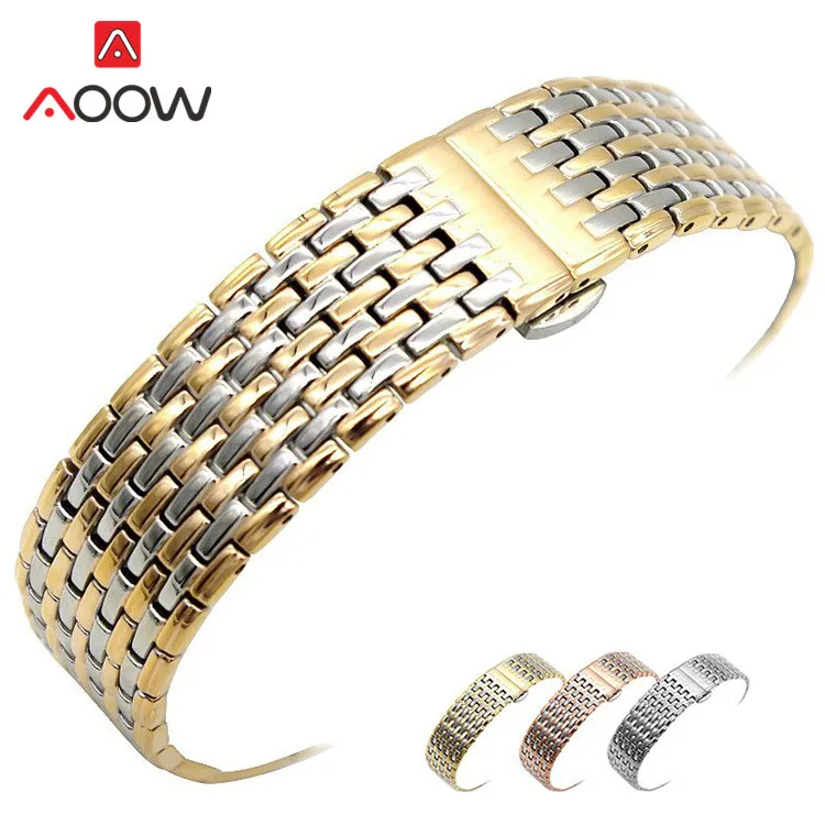 Solid Stainless Steel Strap 13mm 18mm 20mm 22mm Butterfly Buckle Slim Classic Men Women Metal Replacement Bracelet Watch Band
Solid Stainless Steel Strap 13mm 18mm 20mm 22mm Butterfly Buckle Slim Classic Men Women Metal Replacement Bracelet Watch Band