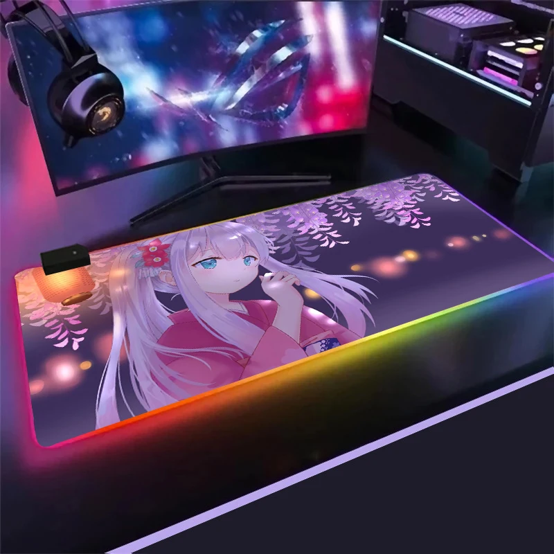 Anime Izumi Sagiri Rgb Xxl Mouse Pad XL Mause Pad Gamer Backlit Mat Keyboards Computer Peripherals LED Mausepad Deskmat Play Mat
Anime Izumi Sagiri Rgb Xxl Mouse Pad XL Mause Pad Gamer Backlit Mat Keyboards Computer Peripherals LED Mausepad Deskmat Play Mat