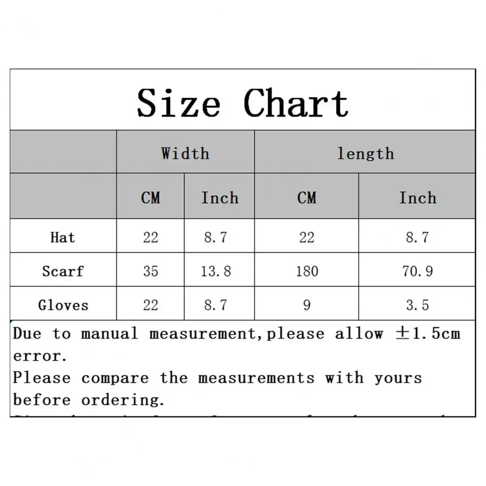 Women Scarves Gloves Sets Winter Warm Vintage Pattern Acrylic Knitted Woolen Hat Scarf Gloves Set Female Outdoor Three-Piece Set
Women Scarves Gloves Sets Winter Warm Vintage Pattern Acrylic Knitted Woolen Hat Scarf Gloves Set Female Outdoor Three-Piece Set