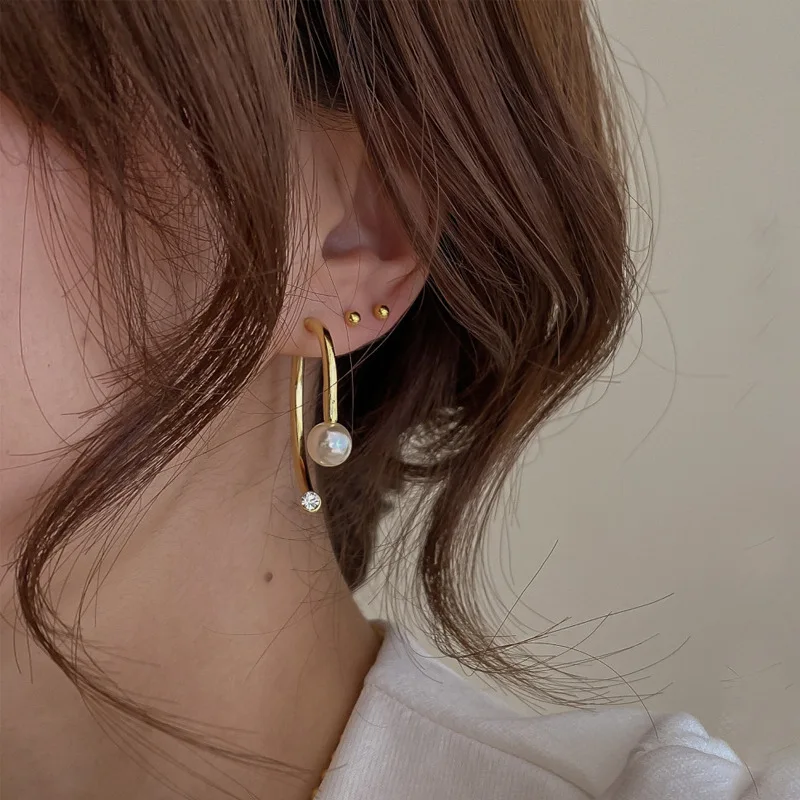 Pearl Beads Earrings Women Fashion Jewelry Elegant Sweet Design Gold Piercing Stud Earring Korean Girls Best Gift Jewellery
Pearl Beads Earrings Women Fashion Jewelry Elegant Sweet Design Gold Piercing Stud Earring Korean Girls Best Gift Jewellery