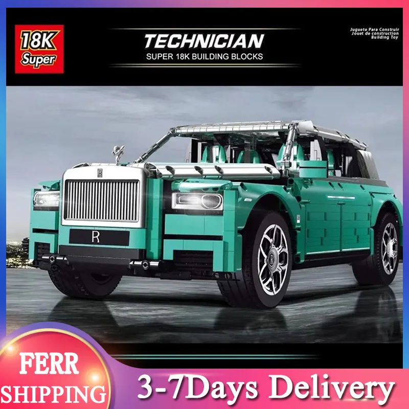 Super18k K93 MOC техническая машина серии Роскошные рулоны гоночный автомобиль Модель Строительный блок 3161 шт. Кирпичи игрушки Дети BoyGift 
Super18k K93 MOC техническая машина серии Роскошные рулоны гоночный автомобиль Модель Строительный блок 3161 шт. Кирпичи игрушки Дети BoyGift