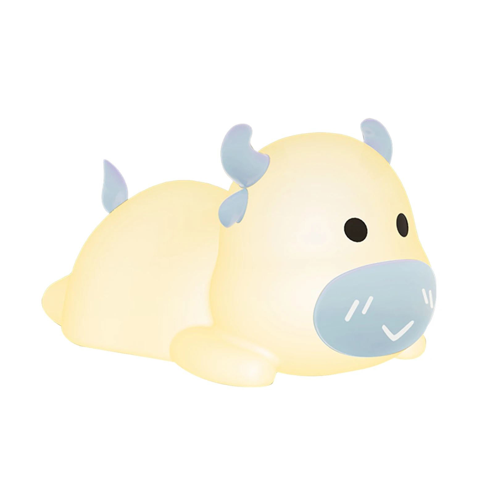 Baby Nursery Tap Control USB Rechargeable Cow Shaped Modern Kids Table Home Decor Silicone LED Night Light For Bedroom Bedside
Baby Nursery Tap Control USB Rechargeable Cow Shaped Modern Kids Table Home Decor Silicone LED Night Light For Bedroom Bedside