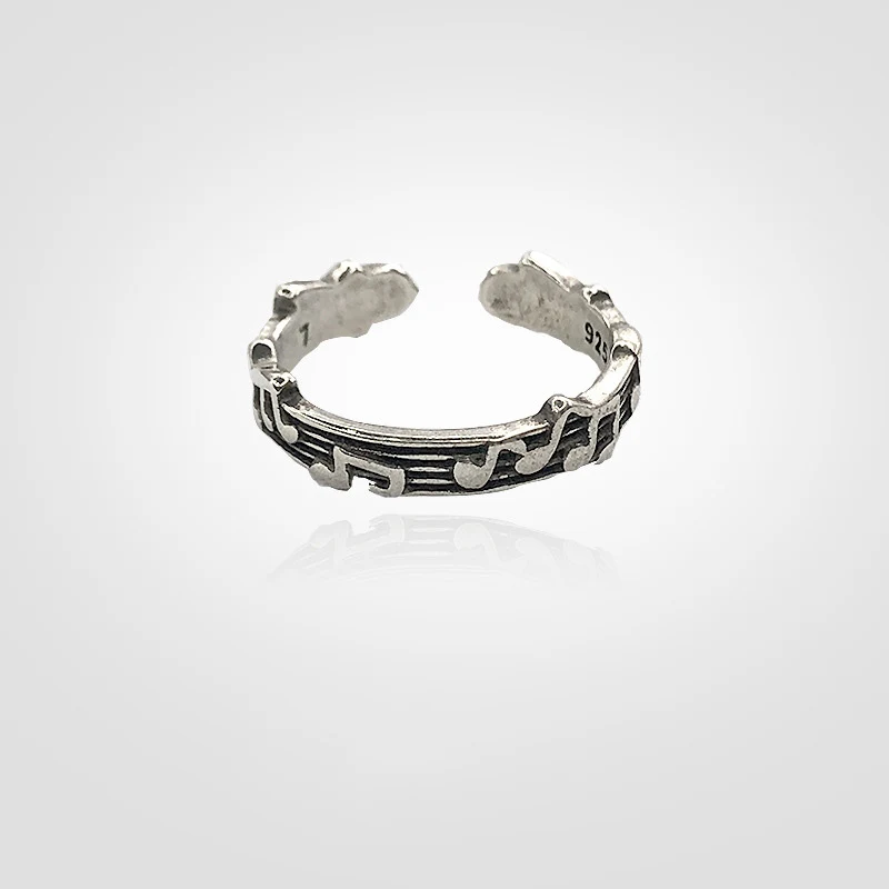 Personality The new creative retro fashion musical note women's open ring trend simple charm temperament jewelry gifts wholesale
Personality The new creative retro fashion musical note women's open ring trend simple charm temperament jewelry gifts wholesale
