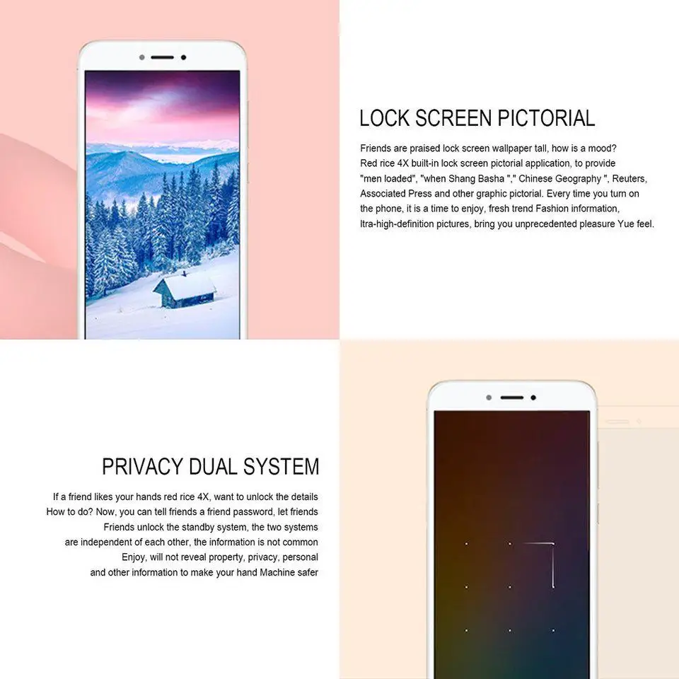 Xiaomi Redmi 4X global rom 3g 32g smartphone for kids for old people 4000mAh battery 1280 x 720 pixels HD screen Snapdragon 435
Xiaomi Redmi 4X global rom 3g 32g smartphone for kids for old people 4000mAh battery 1280 x 720 pixels HD screen Snapdragon 435