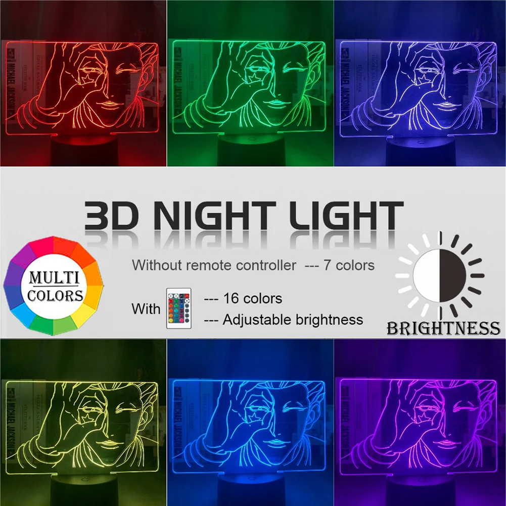 Светодиодный ночник с 3D рисунком аниме, ночсветильник для детской комнаты, декор для спальни, ночсветильник для манги, подарок X Hunter, декорат...
Светодиодный ночник с 3D рисунком аниме, ночсветильник для детской комнаты, декор для спальни, ночсветильник для манги, подарок X Hunter, декорат...