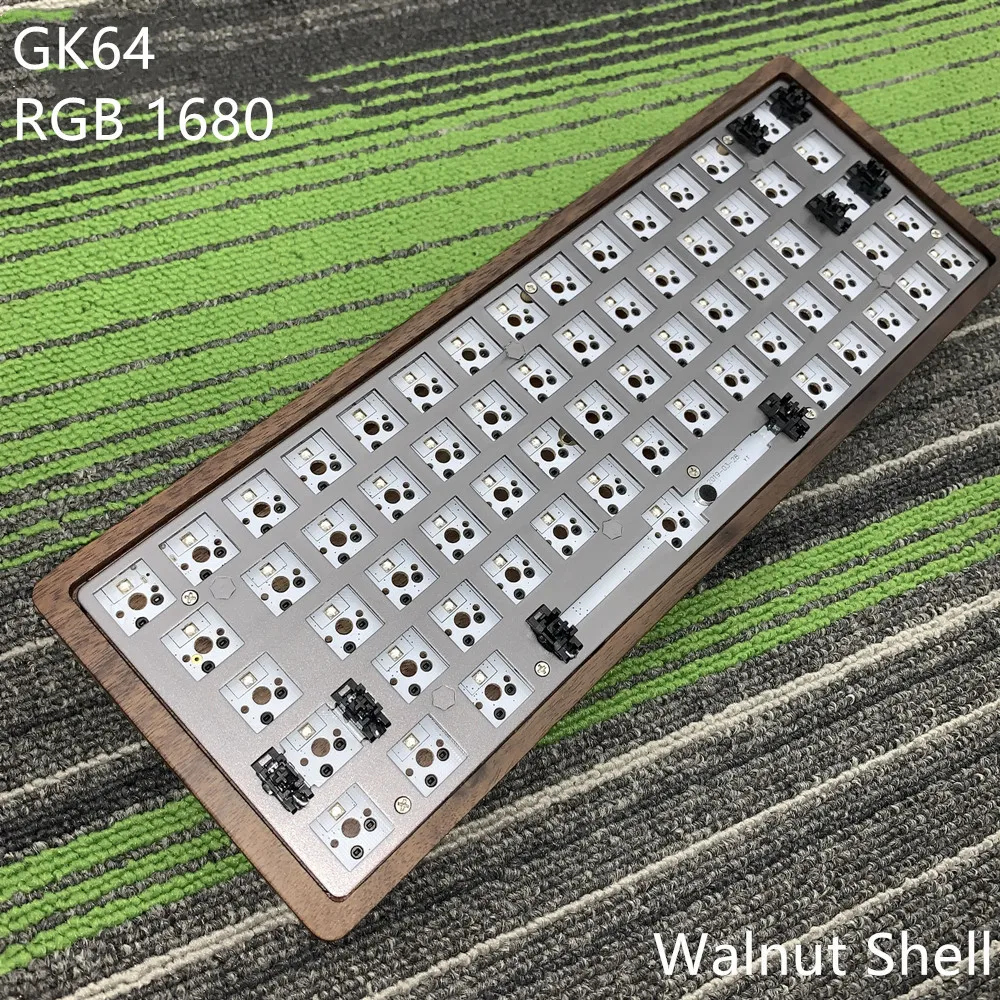 GK64 механическая клавиатура комплект без сварки RGB Tyce-c GH60 Gateron Cherry MX | Компьютеры и