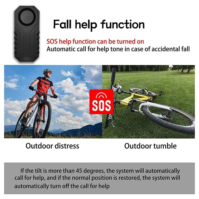 113Db Loud Wireless Bicycle Anti-Theft Alarm Waterproof Door/ Window Vibration Alarm ligent Remote Control Alarm
113Db Loud Wireless Bicycle Anti-Theft Alarm Waterproof Door/ Window Vibration Alarm ligent Remote Control Alarm