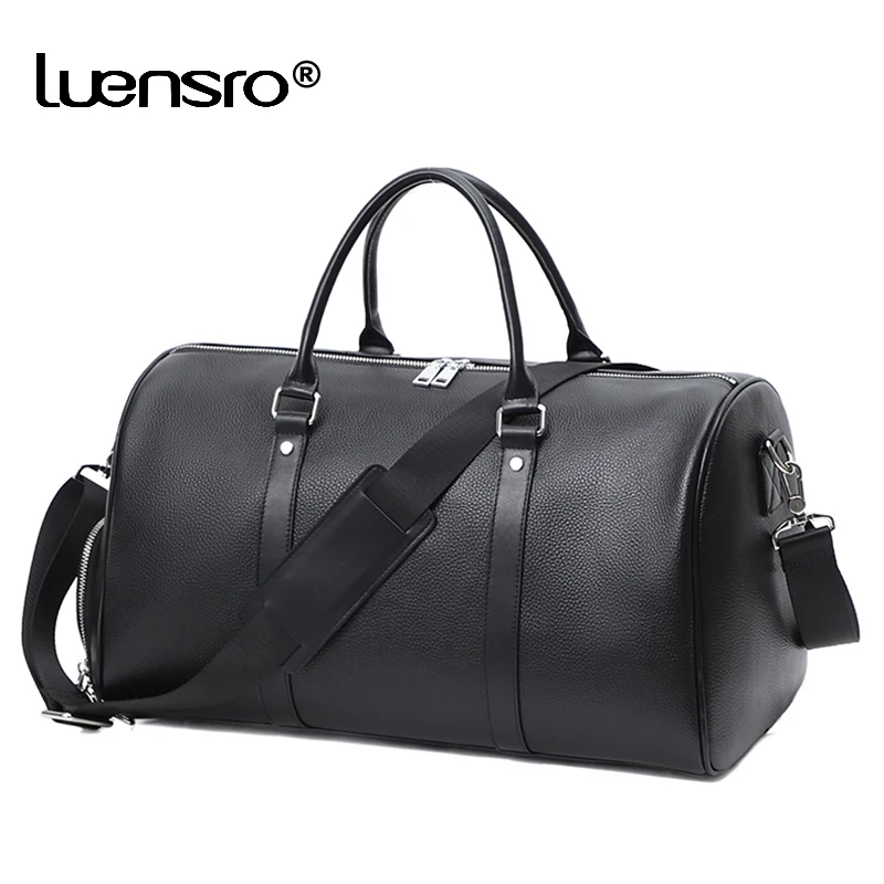 High Quality Genuine Leather Unisex Luggage bag Large Travel bag Men Leather duffle bag Large Weekend Bag Tote Big Handbags
High Quality Genuine Leather Unisex Luggage bag Large Travel bag Men Leather duffle bag Large Weekend Bag Tote Big Handbags