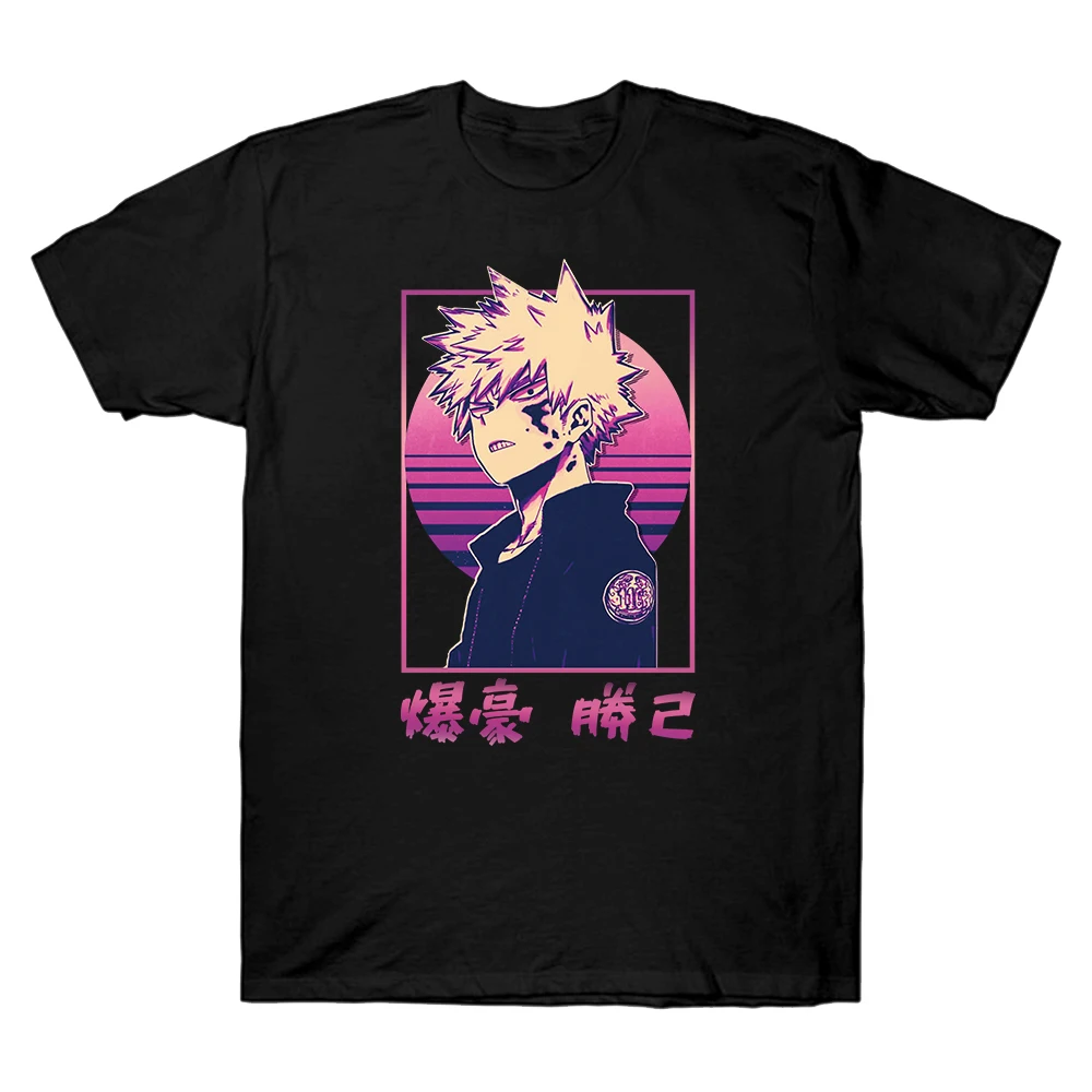 Топ с аниме-принтом My Hero Academia, Повседневная летняя футболка с коротким рукавом в стиле Харадзюку бакугу, японские Топы без героев
Топ с аниме-принтом My Hero Academia, Повседневная летняя футболка с коротким рукавом в стиле Харадзюку бакугу, японские Топы без героев