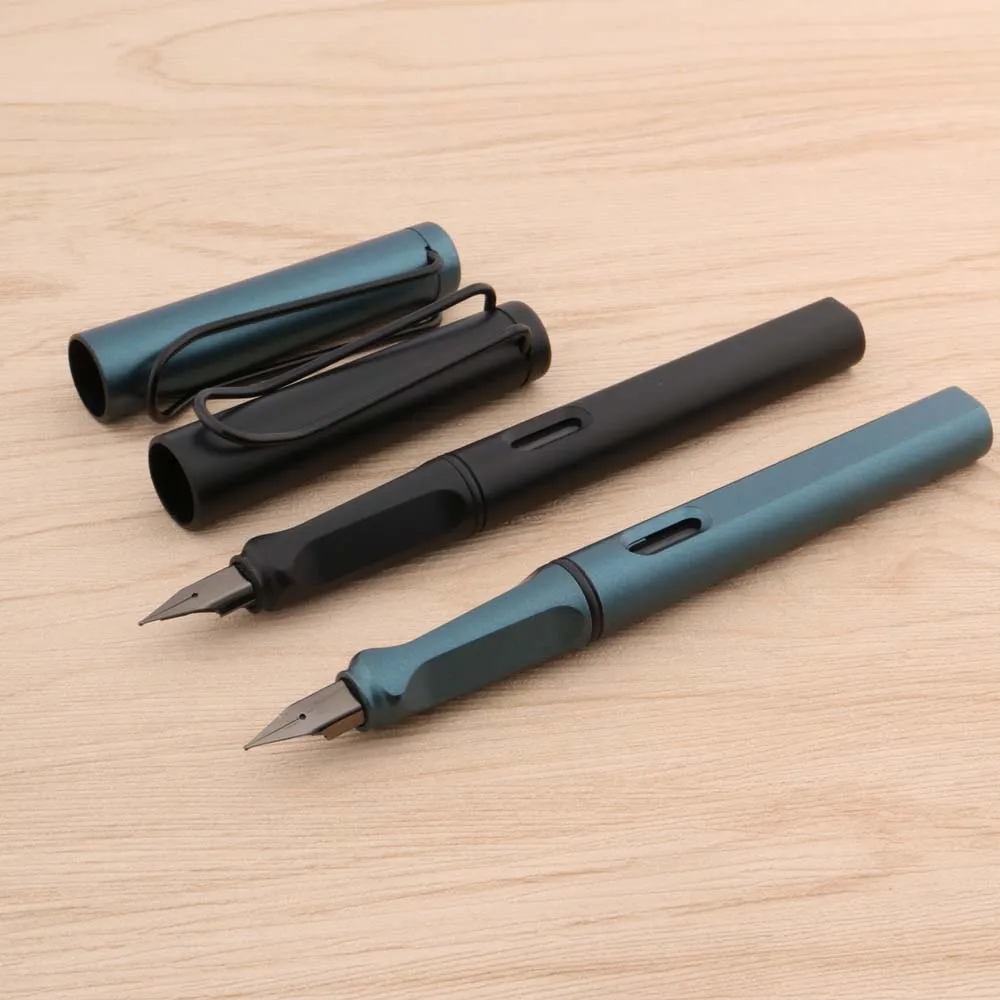 Ручка перьевая матовая с Черным Титановым наконечником люксовый дизайн