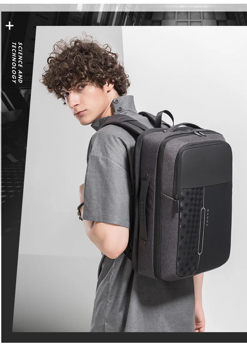 Multifunctional backpack for men with anti-theft lock large capacity leisure business computer bag Fashion Travel Backpack USB s 
Multifunctional backpack for men with anti-theft lock large capacity leisure business computer bag Fashion Travel Backpack USB s