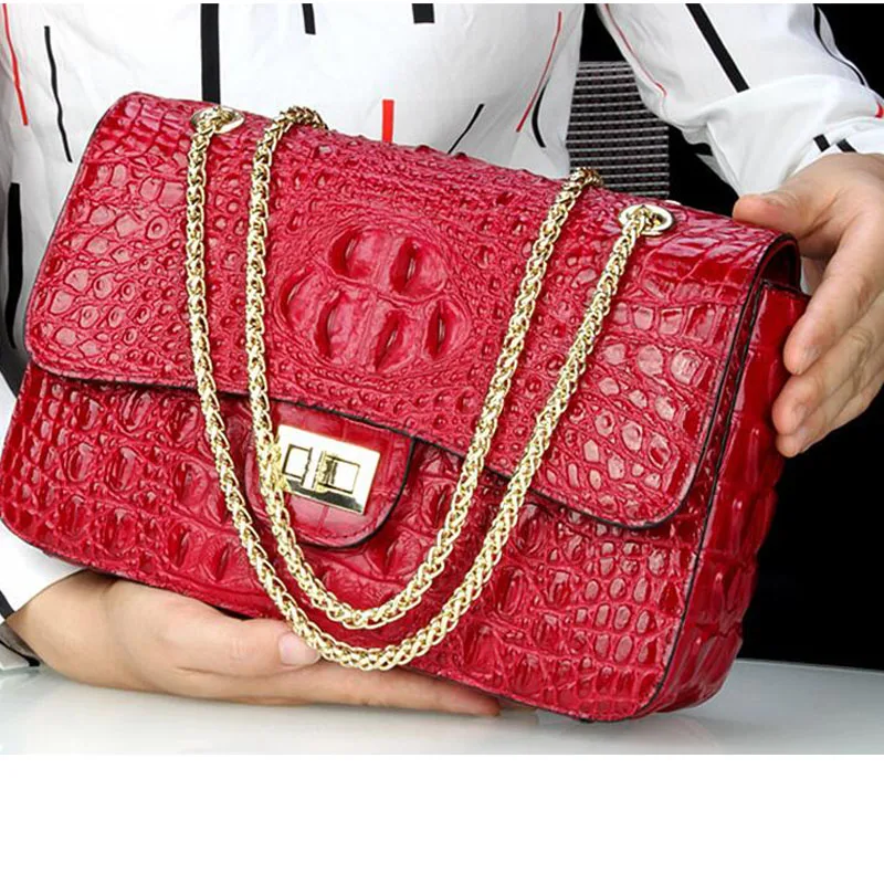 Crocodile leather Handbags 2022 New leather Fashion Cowhide Handbags High Quality Casual Chain messenger shoulder bag
Crocodile leather Handbags 2022 New leather Fashion Cowhide Handbags High Quality Casual Chain messenger shoulder bag