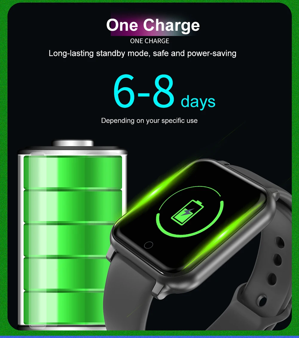 Smart Bracelet Heart Rate Watch Blood Pressure Monitor Sports Activity Tracker Fitness Smartband for Android IOS Phones
Smart Bracelet Heart Rate Watch Blood Pressure Monitor Sports Activity Tracker Fitness Smartband for Android IOS Phones