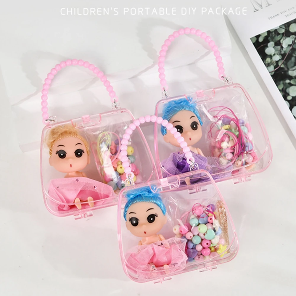 DIY Doll Material Bag Bracelet Jewelry Fashion Kit Educational Toy The Princess Dress Up For Boys Girls Birthday Gifts 
DIY Doll Material Bag Bracelet Jewelry Fashion Kit Educational Toy The Princess Dress Up For Boys Girls Birthday Gifts