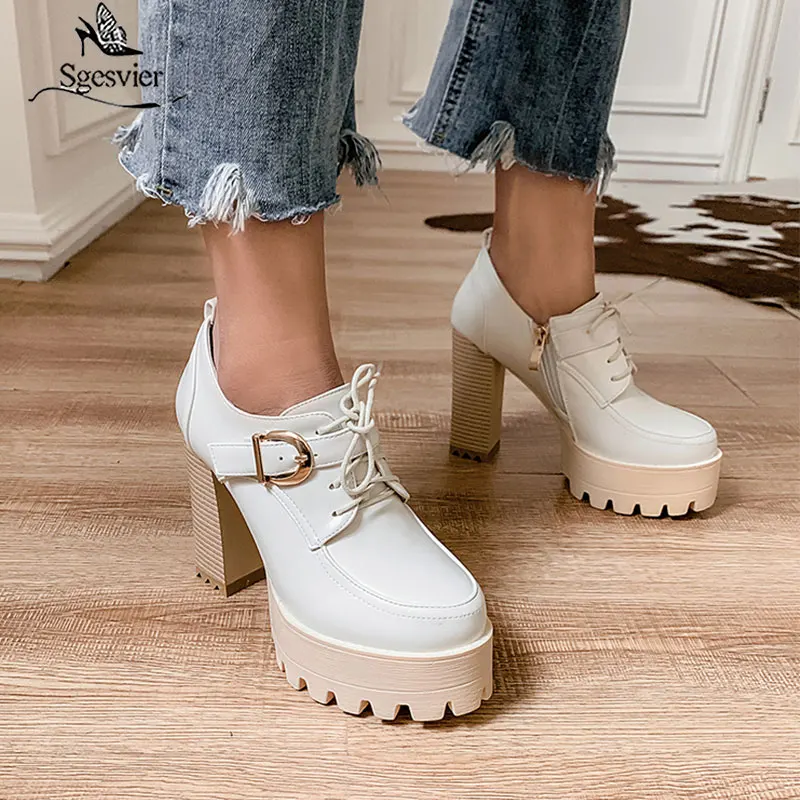 Sgesvier 2020 new fashion high heels platform shoes women pu round toe buckle zip dress shoes ladies spring summer women pumps
Sgesvier 2020 new fashion high heels platform shoes women pu round toe buckle zip dress shoes ladies spring summer women pumps