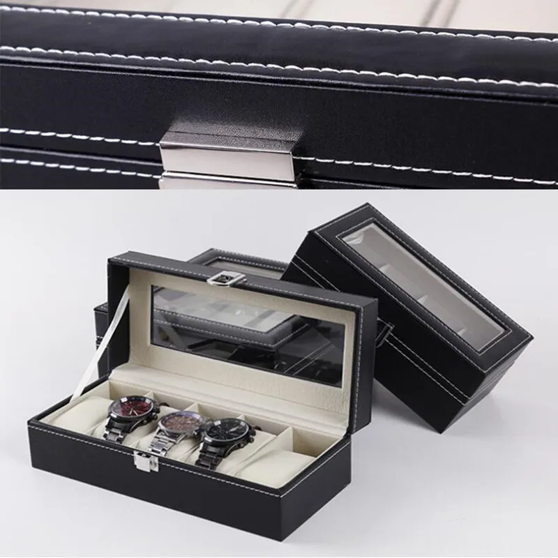 3/4/5/6/8 Grids Watch Box PU Leather Watch Case Holder Organizer for Men Quartz Watch Jewelry Boxes Display Best Gift
3/4/5/6/8 Grids Watch Box PU Leather Watch Case Holder Organizer for Men Quartz Watch Jewelry Boxes Display Best Gift