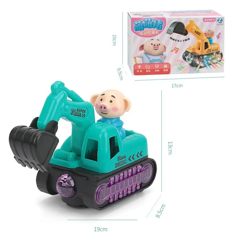 RCtown Electric Truck Universal Excavator Model Light Music Wheel Car Cartoon Construction Engineering Model Toy For Boys Gifts
RCtown Electric Truck Universal Excavator Model Light Music Wheel Car Cartoon Construction Engineering Model Toy For Boys Gifts