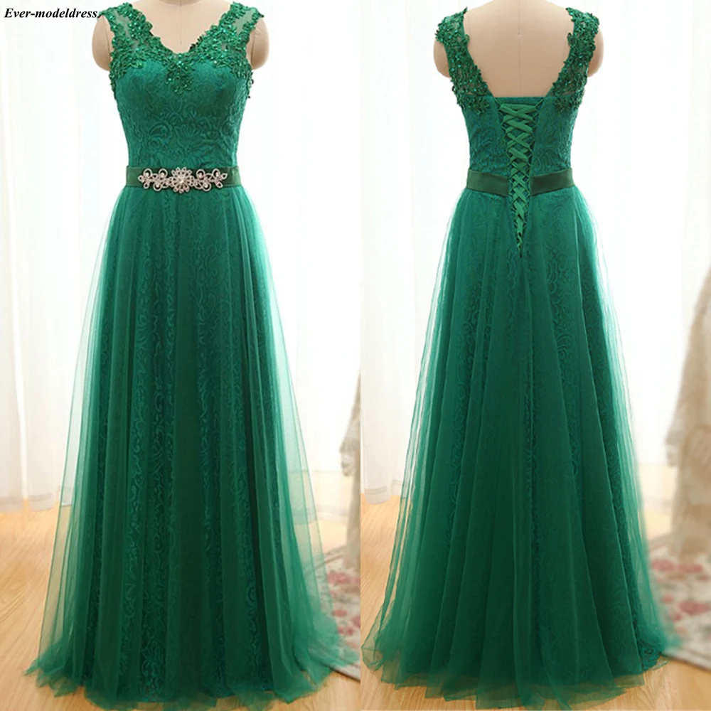 Green Prom Dresses Long Lace Beaded Floor Length Lace Up Back Formal Party Gowns Evening Dress vestido de festa longo Cheap
Green Prom Dresses Long Lace Beaded Floor Length Lace Up Back Formal Party Gowns Evening Dress vestido de festa longo Cheap