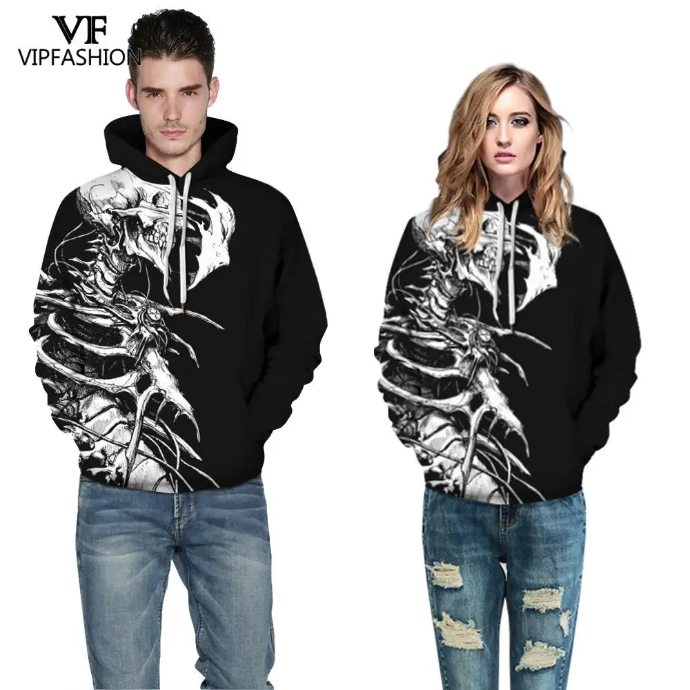 VIP FASHION 2020 Autumn Halloween Black Mens Hoodies Sweatshirt 3D All Over Printed Skull Hoodie Streetwear Pullover Tracksuit
VIP FASHION 2020 Autumn Halloween Black Mens Hoodies Sweatshirt 3D All Over Printed Skull Hoodie Streetwear Pullover Tracksuit