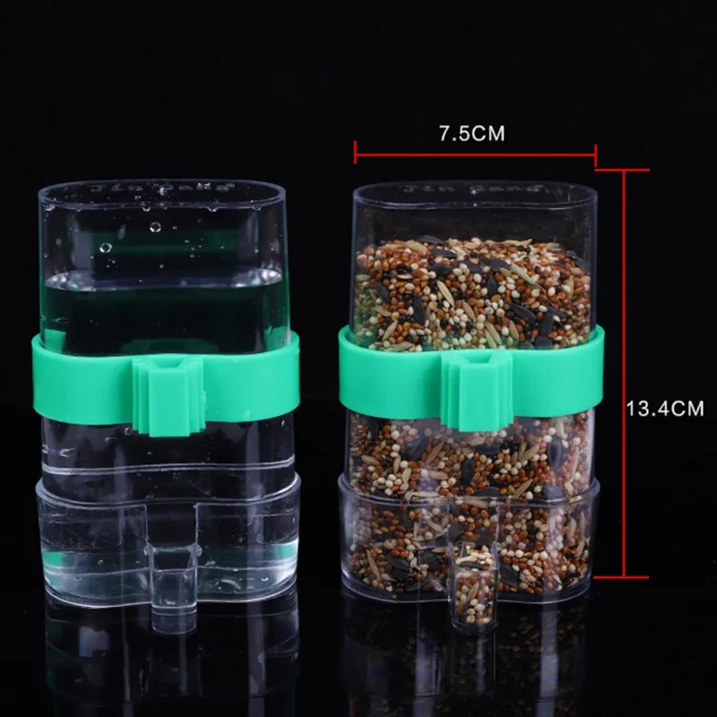 Bird Automatic Gravity Water Dispenser Transparent Parrot Cage Hanging Food Feeding Device Small Animal Food Holder
Bird Automatic Gravity Water Dispenser Transparent Parrot Cage Hanging Food Feeding Device Small Animal Food Holder