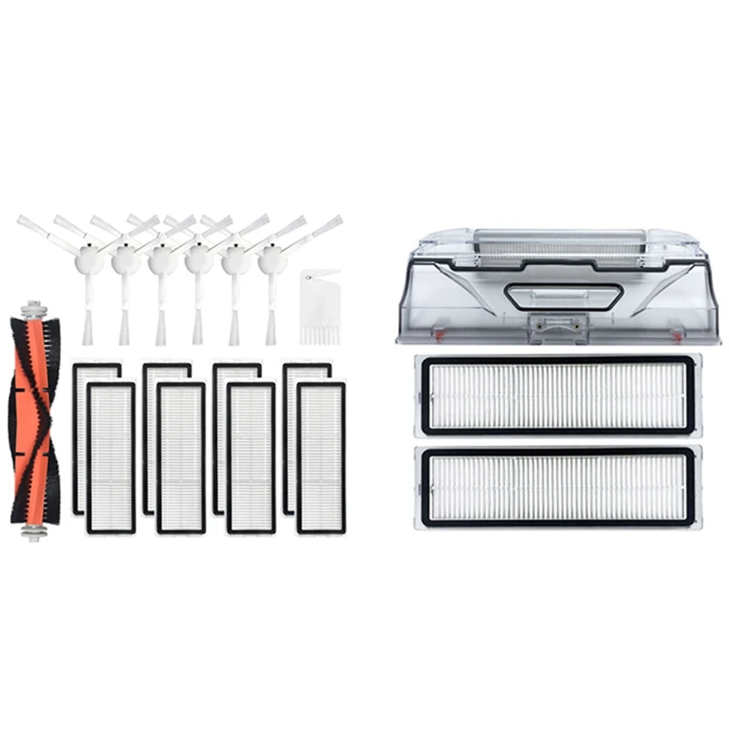 2 Set Vacuum Cleaner Parts: 1 Set Dust Box HEPA Filter Cleaning Tool & 1 Set HEPA Filter Main Brush
2 Set Vacuum Cleaner Parts: 1 Set Dust Box HEPA Filter Cleaning Tool & 1 Set HEPA Filter Main Brush