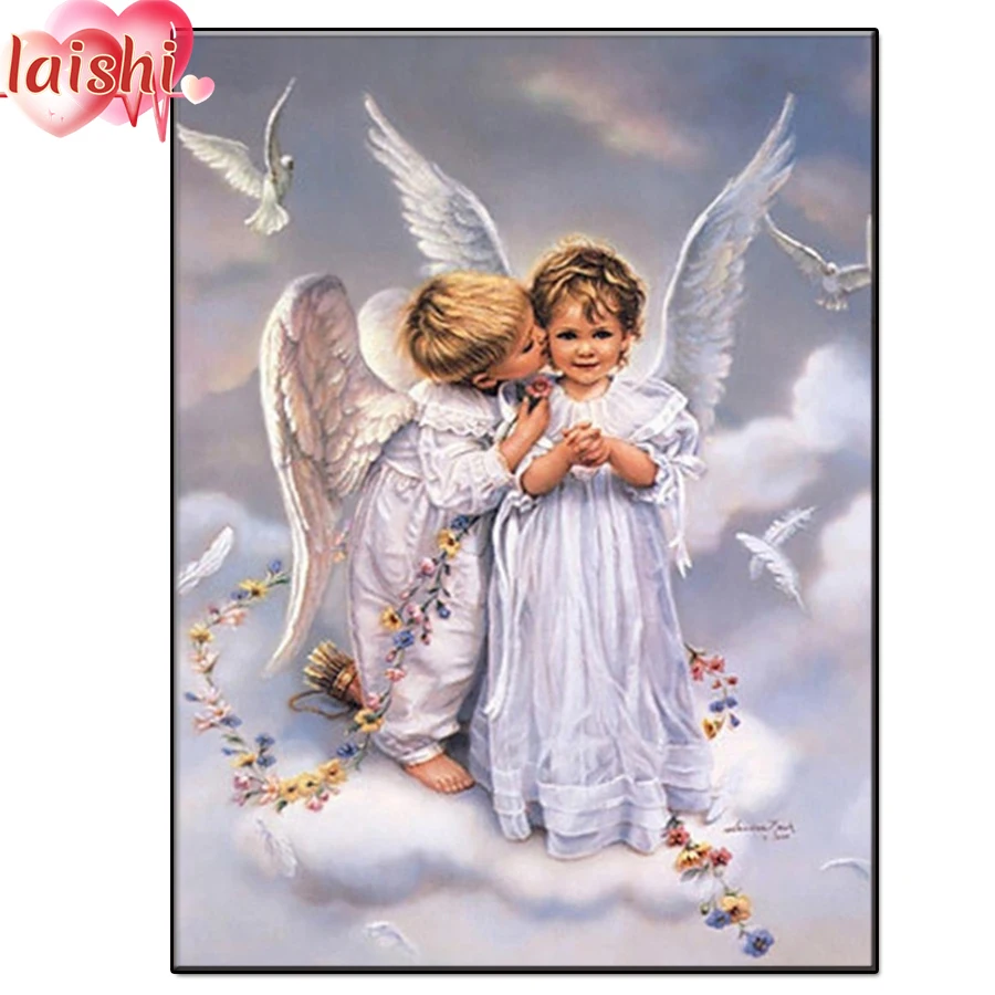 5D Cute little angel Diamond Painting Cat Full Square round Diamond Embroidery Pictures Of Rhinestones Mosaic Home Decor gift
5D Cute little angel Diamond Painting Cat Full Square round Diamond Embroidery Pictures Of Rhinestones Mosaic Home Decor gift