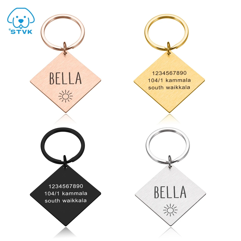 Pet Dog ID Tag Personalized Puppy Cat Kitten Dogs Collar Accessories Dog Name Message Tag Customized Stainless Steel PET ID Tag
Pet Dog ID Tag Personalized Puppy Cat Kitten Dogs Collar Accessories Dog Name Message Tag Customized Stainless Steel PET ID Tag