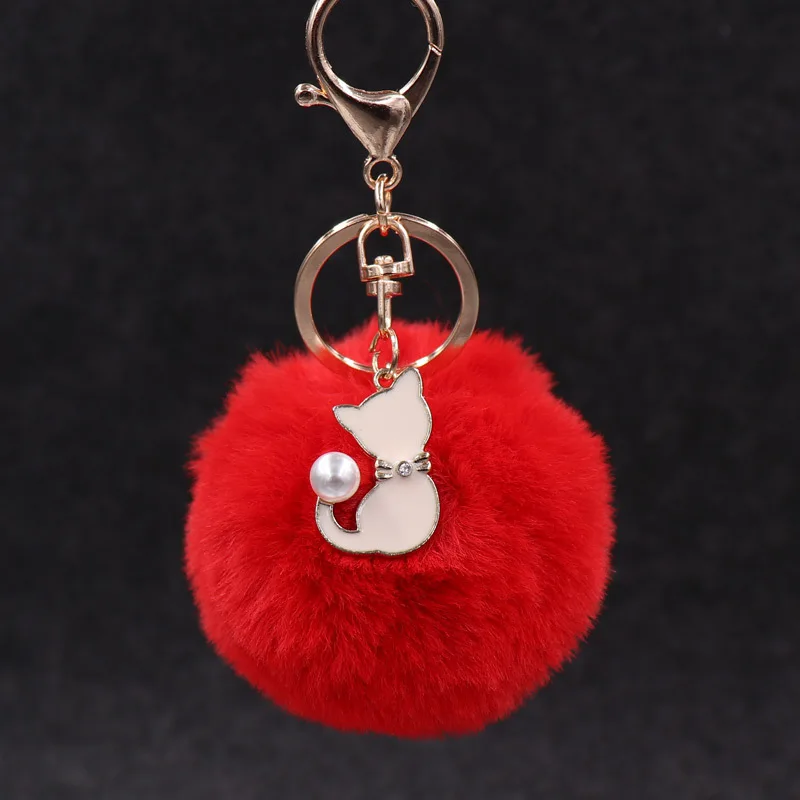 Plush Pompom Cat Pendant Keychain Cute Cats Fluffy Keyring Fur Balls Key Rings Handbag Schoolbag Car Keys Holder for Kids Women
Plush Pompom Cat Pendant Keychain Cute Cats Fluffy Keyring Fur Balls Key Rings Handbag Schoolbag Car Keys Holder for Kids Women