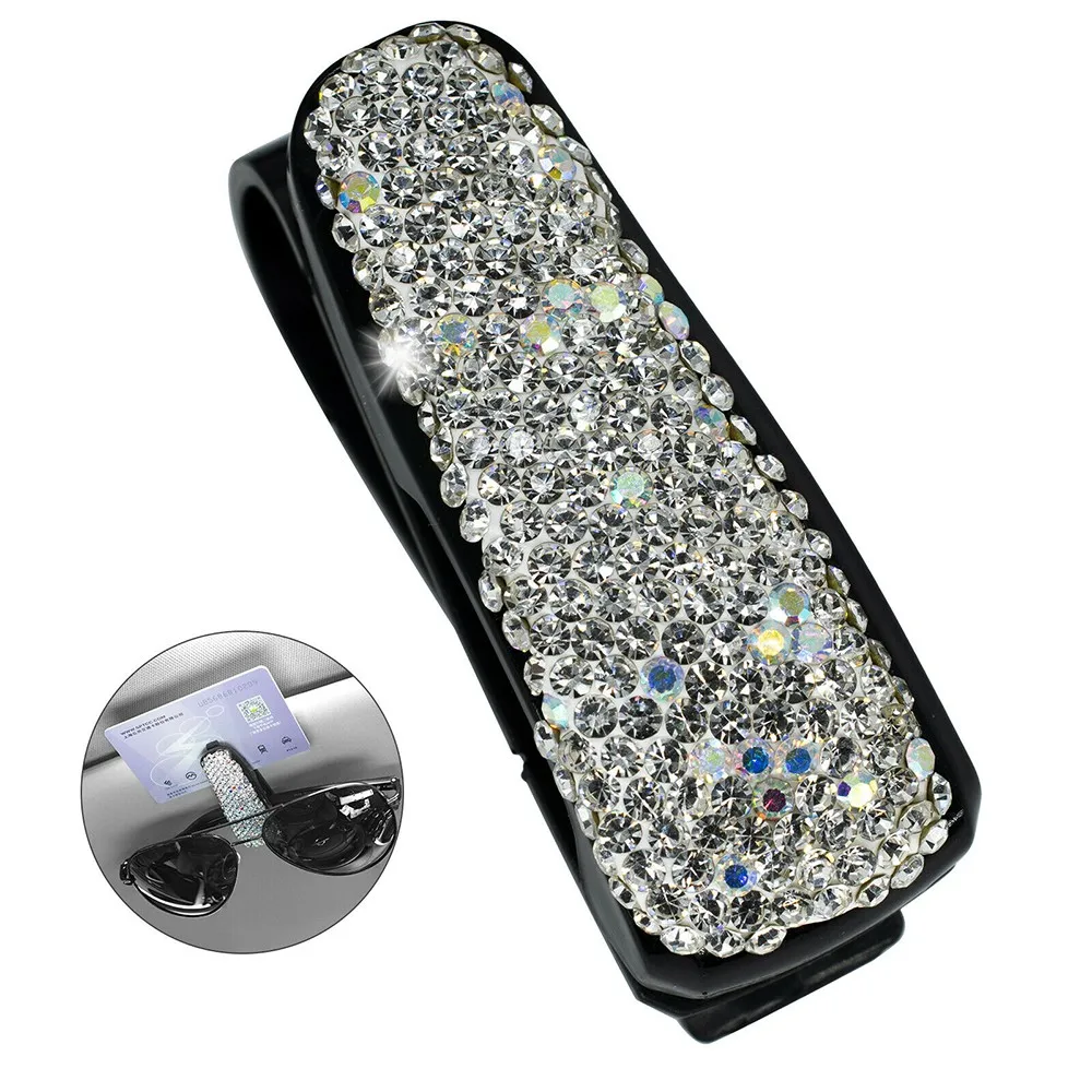 2pcs Car Sun Visor Storage Glasses Sunglasses Clip Mount Ticket Receipt Card Holder ABS+rhinestone Car Clips
2pcs Car Sun Visor Storage Glasses Sunglasses Clip Mount Ticket Receipt Card Holder ABS+rhinestone Car Clips