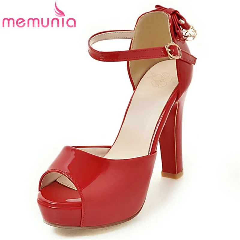 MEMUNIA 2020 new arrival women sandals peep toe buckle high heels platform sandals elegant summer party wedding shoes woman
MEMUNIA 2020 new arrival women sandals peep toe buckle high heels platform sandals elegant summer party wedding shoes woman