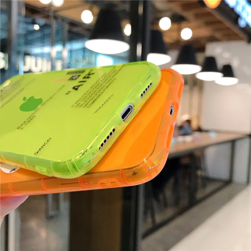ins Sport Brand White label Phone Case for iPhone 12 mini 11 Pro X XS MAX XR 6 7 8 plus Fluorescence Transparent Soft Cover capa
ins Sport Brand White label Phone Case for iPhone 12 mini 11 Pro X XS MAX XR 6 7 8 plus Fluorescence Transparent Soft Cover capa