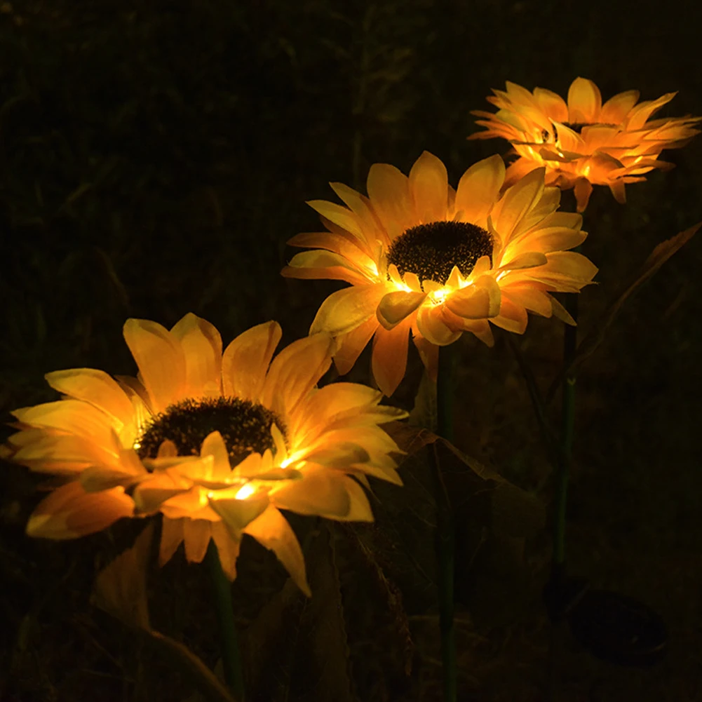 2pcs Solar Light Yard Stake LED Lamp Garden Decor Landscape Waterproof Simulation Sunflower Outdoor Ornament Artificial Pathway
2pcs Solar Light Yard Stake LED Lamp Garden Decor Landscape Waterproof Simulation Sunflower Outdoor Ornament Artificial Pathway