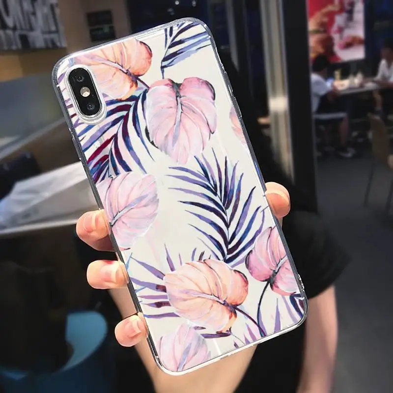 Vintage tropical flower stylish high quality Phone Case Transparent for iPhone 6 7 8 11 12 s mini pro X XS XR MAX Plus
Vintage tropical flower stylish high quality Phone Case Transparent for iPhone 6 7 8 11 12 s mini pro X XS XR MAX Plus
