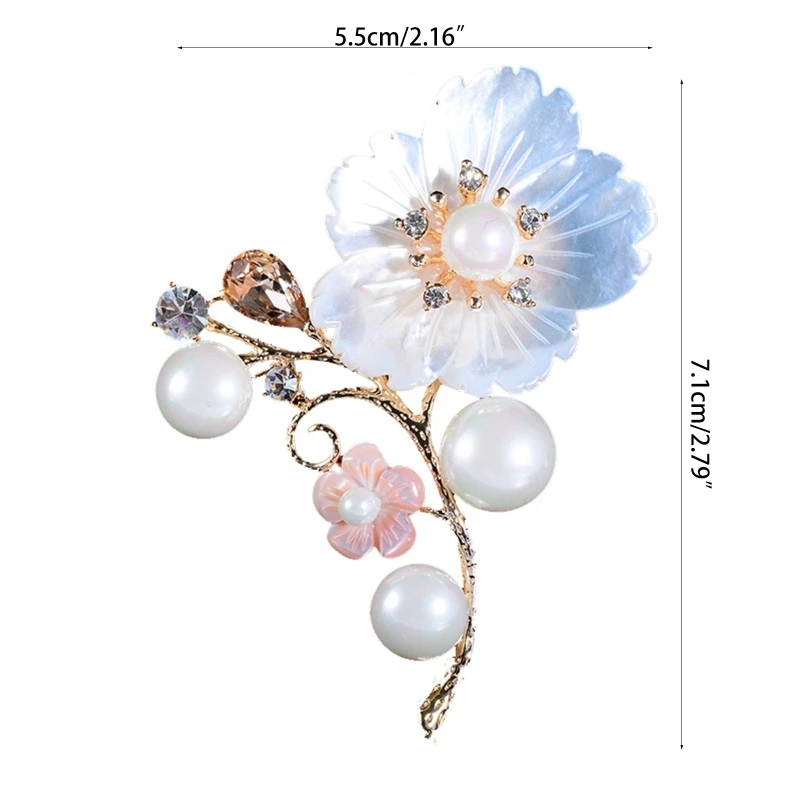 Flower Brooches for Women Vintage Fashion Style Elegant Wedding Pins Party Brooch
Flower Brooches for Women Vintage Fashion Style Elegant Wedding Pins Party Brooch