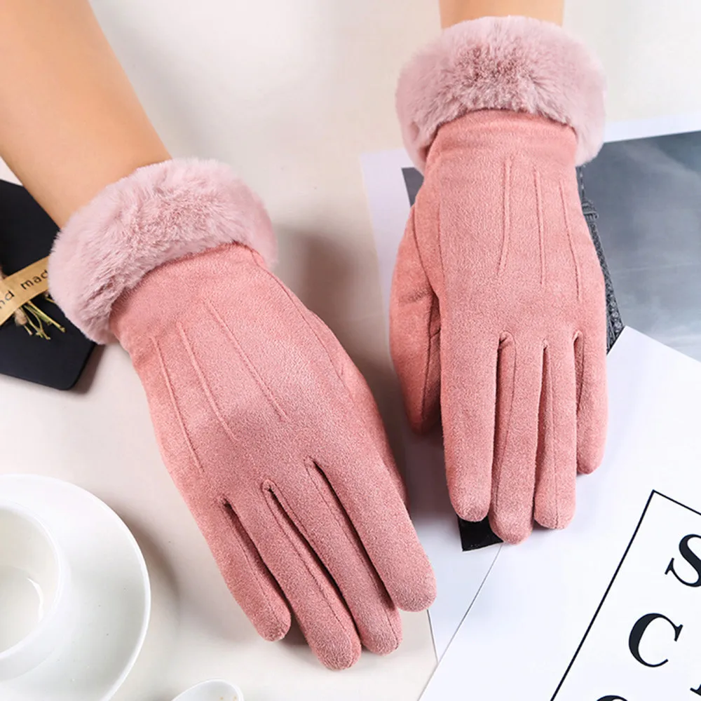 Women Winter Gloves Warm Touch Screen Women's Fur Gloves Full Finger Mittens Glove Driving Windproof Gants Hivers Femme Guantes
Women Winter Gloves Warm Touch Screen Women's Fur Gloves Full Finger Mittens Glove Driving Windproof Gants Hivers Femme Guantes