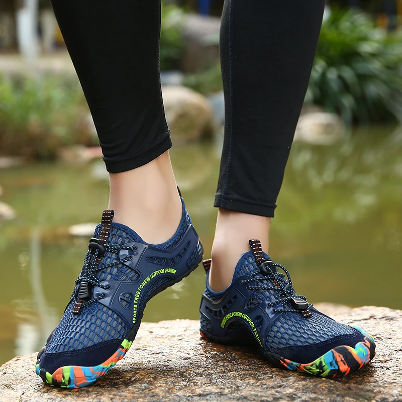 Hiking Shoes Climbing Sneakers Wear-resistant Non-slip Water Shoes Comfortable Upstream Men Women Outdoor Sports Quick Dry Soft
Hiking Shoes Climbing Sneakers Wear-resistant Non-slip Water Shoes Comfortable Upstream Men Women Outdoor Sports Quick Dry Soft