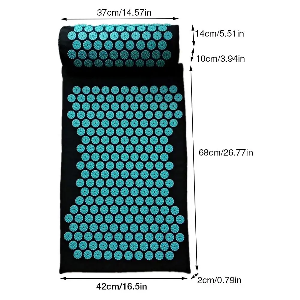 Massager Cushions Lotus Acupressure Mats Pillow Yoga Mats Relieve Back Pain Spike Mat Head Neck Foot Anti-stress Needle Massager
Massager Cushions Lotus Acupressure Mats Pillow Yoga Mats Relieve Back Pain Spike Mat Head Neck Foot Anti-stress Needle Massager