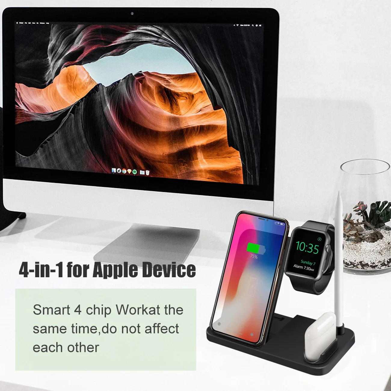4 in 1 wireless charger, suitable for A3 in 1 wireless charger stand magnetic for mini charger for XR X 8 8 Plus 3 in 1 charger
4 in 1 wireless charger, suitable for A3 in 1 wireless charger stand magnetic for mini charger for XR X 8 8 Plus 3 in 1 charger