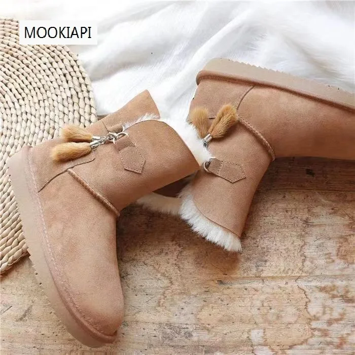Australia's latest women's snow boots in 2019, real sheepskin, natural wool, the highest quality women's shoes in the tube, free
Australia's latest women's snow boots in 2019, real sheepskin, natural wool, the highest quality women's shoes in the tube, free