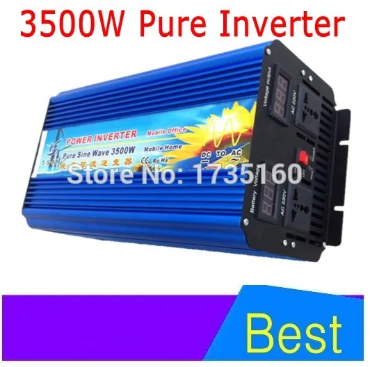 inverter cumhachta DC AC inverter 3500W pure sine wave inverter peak power 7000W 12V 220V or 12V 230V Inversor de onda sinusoida
inverter cumhachta DC AC inverter 3500W pure sine wave inverter peak power 7000W 12V 220V or 12V 230V Inversor de onda sinusoida