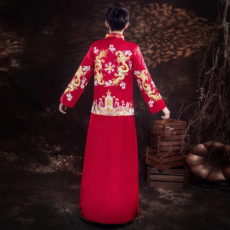 Big Size Couple Wedding Cheongsam Chinese Style Bride Bridegroom Costume Suzhou Embroidery Marriage Set Oriental Qipao S-8XL
Big Size Couple Wedding Cheongsam Chinese Style Bride Bridegroom Costume Suzhou Embroidery Marriage Set Oriental Qipao S-8XL