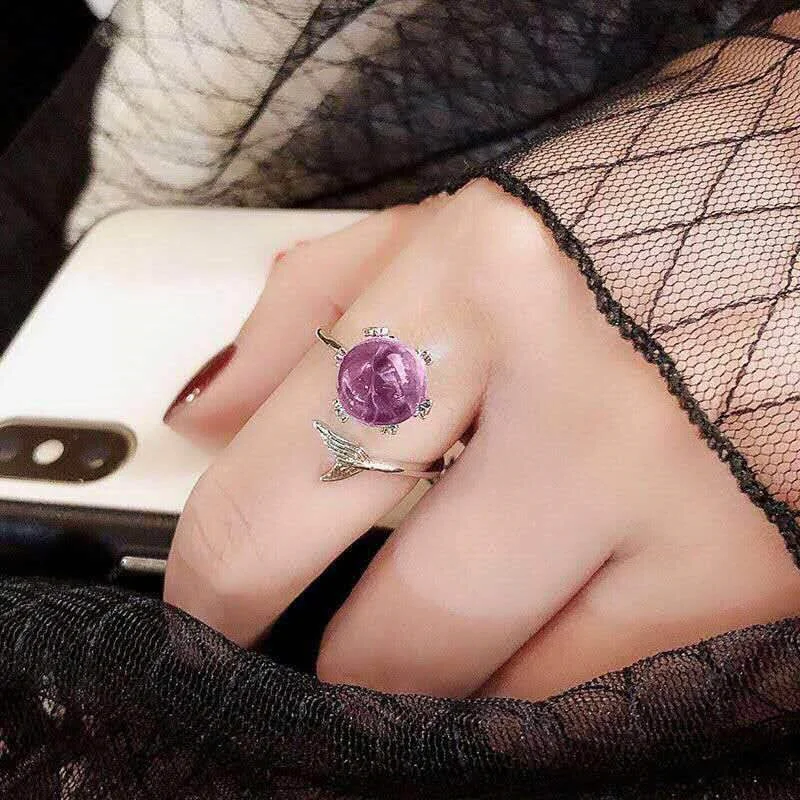 Elegant Opening Ring for Women Girl 2021 Korean Mermaid Bubble Blue Pink Purple Crystal Zircon CZ Finger Rings Fashion Jewelry
Elegant Opening Ring for Women Girl 2021 Korean Mermaid Bubble Blue Pink Purple Crystal Zircon CZ Finger Rings Fashion Jewelry