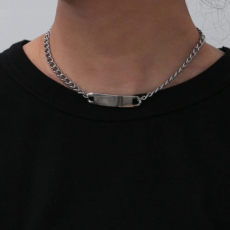 Minilist Geometric Men Choker Necklace Short Stainless Steel Gothic Chians Necklace for Women Lovers Couple Neck Collar Jewelry
Minilist Geometric Men Choker Necklace Short Stainless Steel Gothic Chians Necklace for Women Lovers Couple Neck Collar Jewelry