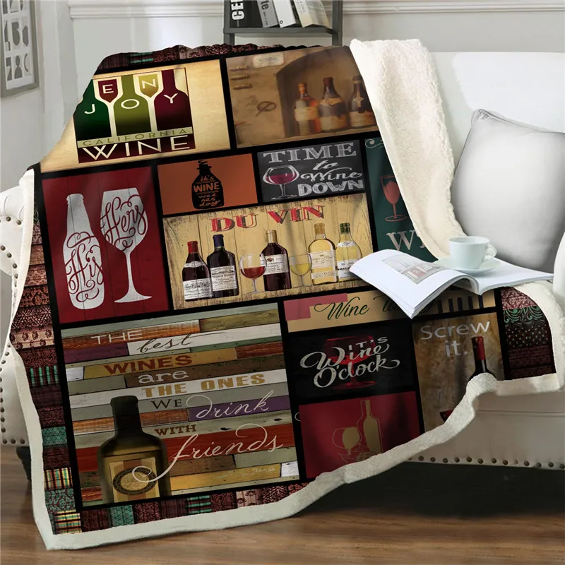Red Wine 3D Printing Plush Fleece Throw Blankets Fashion Quilts Cover Sofa Bedding Home Office Washable Kids Gift Sherpa Blanket
Red Wine 3D Printing Plush Fleece Throw Blankets Fashion Quilts Cover Sofa Bedding Home Office Washable Kids Gift Sherpa Blanket